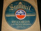 JOEL SHAW AUSSIE 1930s SUMMIT 78 10 inch COLOUR SHELLAC  - JAZZ - BUSINESS IN F