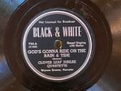 Black & White 756 Clover Leaf Jub Qrt GOD RIDE ON THE RAIN 78rpm Post-War Gospel