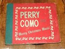 MCM OLD 78 RECORD PERRY COMO CHRISTMAS RCA GENE AUTRY RUDOLPH RONDO WINTER SANTA