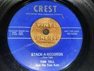 Rockabilly 45 Tom Tall & his Tom Kats Stack-A-Records Crest Hear (description)