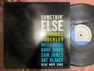 CANNONBALL ADDERLEY SOMETHIN' ELSE BLUE NOTE GXF 3001 STEREO JAPAN VINYL LP