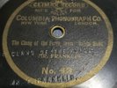 Super Rare Embossed Climax Disc Record by Emilio DeGogorza (Mr Franklin) 1901