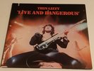 THIN LIZZY - LIVE AND DANGEROUS 2xLP VINYL - IRISH HARD ROCK HEAVY METAL - PHIL
