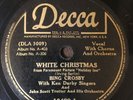 BING CROSBY White Christmas  - 1945 Decca 78rpm Original 1942 Recording - VG+