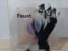 Faust - s/t debut, original clear vinyl lp record album with lyric inner