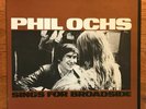 Phil Ochs - Sings For Broadside LP Folkway Records FD 5320  1976 w/ Booklet  VG+