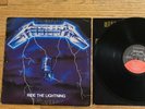 METALLICA - Ride The Lightning LP  -1984 US PRESSING 1st with Elektra/Megaforce