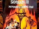 SAMHAIN III November Coming Fire Signed VINYL LP 1ST '86 original Danzig Misfits
