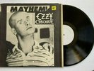 ozzy osbourne lp  mayhem  warp monger    vg+/vg+