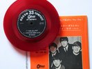 ORIGINAL 1965 RED VINYL THE BEATLES HARD DAY'S NIGHT EP 7