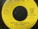 RARE Northern Soul 45 Beverly Ann “You’ve Got Your Mind On Other Things” RCA VG
