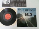 F.U.s  my america   rare 1.press kbd hardcore punk  negative approach slayer
