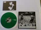 INFEST  slave   rare green vinyl  deep six / draw blank  hardcore punk  spazz