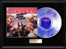 SCORPIONS LIVE WHITE GOLD SILVER PLATINUM TONE RECORD ALBUM NON RIAA AWARD