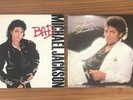 2 Michael Jackson LP lot,Bad,1987 Epic OE 40600,Thriller,1982 Epic QE 38112, NM