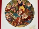 Walt Disney Snow White and the Seven Dwarfs LP Picture Disc 1980 Disneyland 3101
