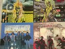 IRON MAIDEN KILLERS + DI'ANNO DIANNO + BATTLEZONE  original 80s vinyl ex  $5 NR