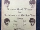 THE BEATLES -First Christmas Record- 1963 Fan Club Flexi disc /Newsletter / Rare