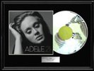 ADELE 21 WHITE GOLD PLATINUM TONED RECORD LP NON RIAA AWARD RARE