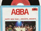 ABBA HAPPY NEW YEAR RARE ORIGINAL SINGLE FROM PORTUGAL, FAB PIC SLEEVE