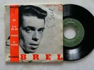 EP 45T  JACQUES BREL  DEDICACE