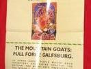 MOUNTAIN GOATS THE BAND 1997 ORIG Full Force Galesburg POSTER NOS John Darnielle