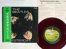 BEATLES YESTERDAY APPLE AP-4578 JAPAN OBI FLIPBACK COVER RED VINYL VINYL 7