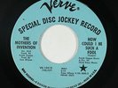 Rock 45 - Mothers Of Invention - How Could I Be Such A Fool - Verve - VG+ promo