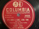 78rpm-HARRY JAMES ORCHESTRA CO 36838 IT'S BEEN A LONG, LONG TIME