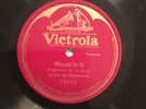 Ignance Jan Paderewski (1917, Shellac) 12” 78RPM - Minuet in G - Victor 74533