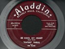 HEAR Fatso Theus Be Cool My Heart/Rock N Roll Drive-in Aladdin 3324 DOO WOP ROCK