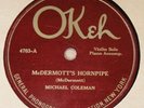 Okeh 4703 - Michael Coleman violin - Irish Reel Medley - 1920s Irish 78rpm