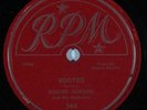 HEAR Blues 78 ROSCOE GORDON Booted/Cold Cold Winter RPM 344 E- sam phillips SUN