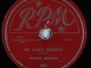 Blues 78 ROSCOE Rosco GORDON No More Doggin' RPM 350 ike turner sam phillips SUN