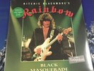 LP Ritchie Blackmore's RAINBOW Black Masquerade 3X Album Green Vinyl NEW #'d LE
