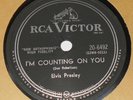 RCA Victor 20-6492 Elvis Presley Blue Suede Shoes / I'm Counting On You 78 RPM