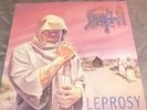DEATH - Leprosy LP 1988 Combat Records Gold Promo Stamp