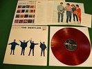Beatles Help Japan LP Mint 1st press 1965 red vinyl Odeon OP-7387 mit Poster