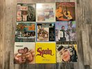 Vintage Original MARIACHI & SPANISH Vinyl Record 9 Album Bundle Set MEXICO SPAIN