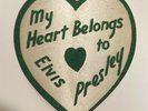 1956 RARE Elvis Presley Patch - NO LP 45 Record