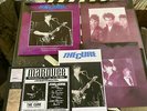 THE CURE -1979 PLASTIC PASSION - RARE 1 LP  SPLATTER  BLUE -TOTE BAG
