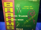 @NIXA PLP 593 *JANOS STARKER* BRAHMS CELLO SONATAS* ABB BOGIN* 220 GRAMS