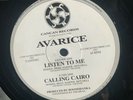 avarice Listen To Me 12” Vinyl House Techno Vg+