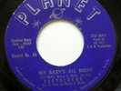CASTALEERS 45 My Baby's All Right / That's Why I Cry PLANET doowop VG++  #1956