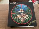CROSSFIRE - SHARPSHOOTER LP 1985 FIRST BELGIUM PRESS MINT/MINT HARD HEAVY