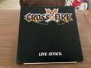 CROSSFIRE - LIVE ATTACK LP 1987 FIRST GER PRESS NEAR MINT/MINT HARD HEAVY