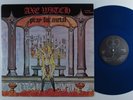 AXE WITCH Pray... AXE EP VG++ 45rpm sweden blue vinyl autographed w/ poster  
