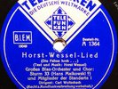 HORST WESSEL LIED German WW2 Anthem NSDAP Wehrmacht MAIKOWSKI (1933) WWII 78rpm