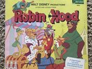 WALT DISNEY ROBIN HOOD Vintage '73 Book LP STEREO 3810 Excellent Cover And Vinyl