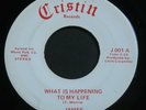 James   What Is Happening To My Life / Moonset   Cristin XO soul folk funk 45